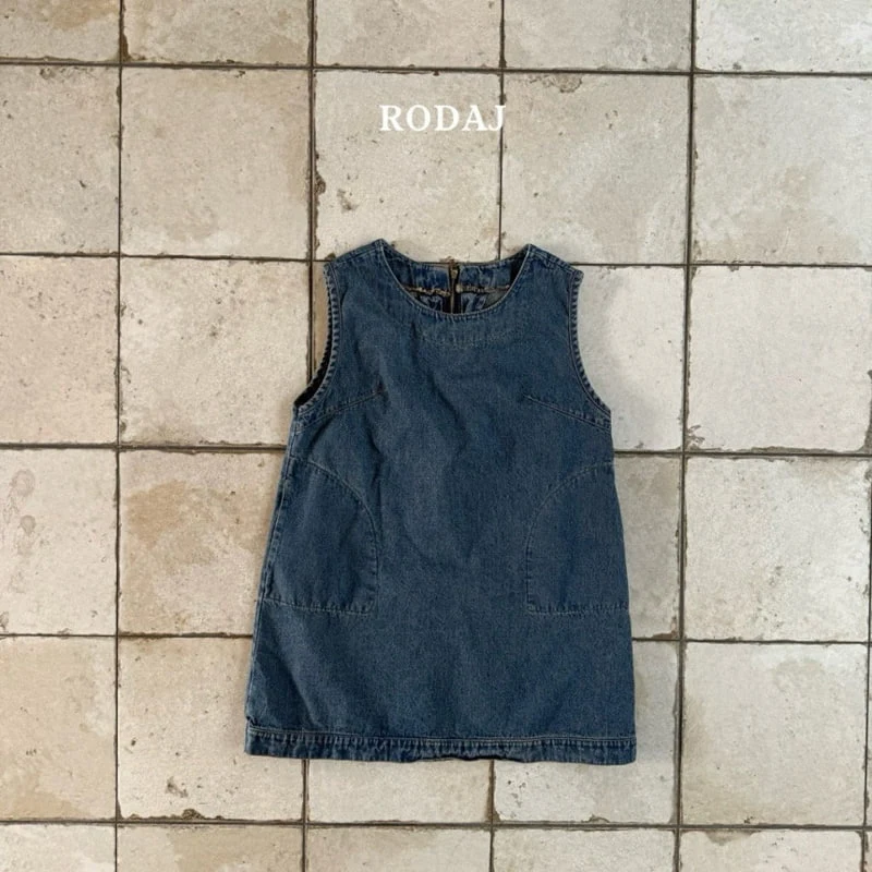 Roda J - Korean Children Fashion - #fashionkids - Work Denim One-piece