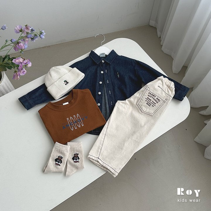 Roy - Korean Children Fashion - #Kfashion4kids - More Embroidery Pants - 2