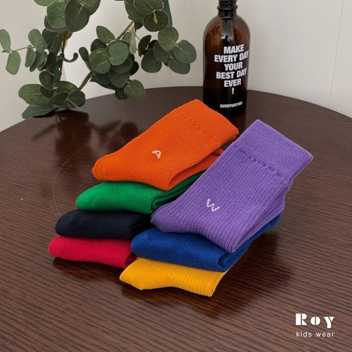 Roy - Korean Children Fashion - #childrensboutique - Alphabet Socks