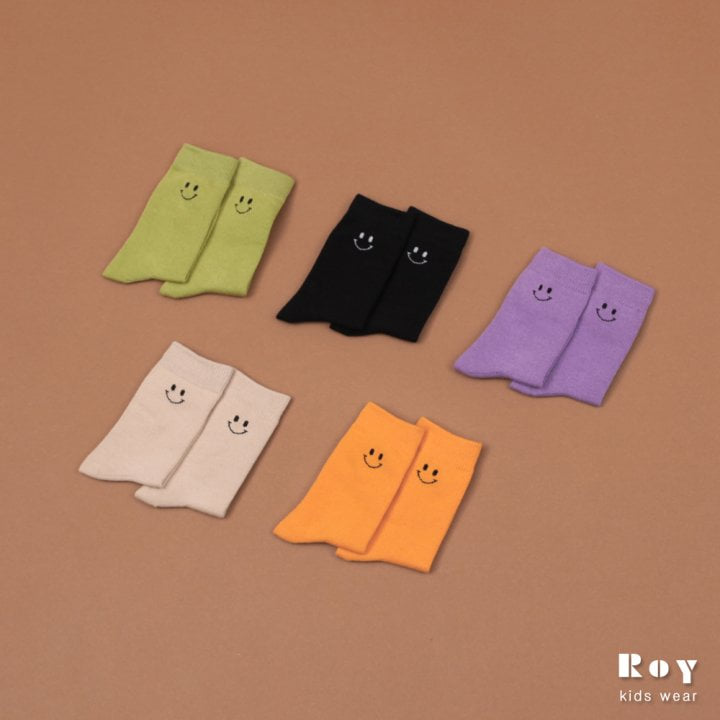 Roy - Korean Children Fashion - #designkidswear - Simple Smile Socks - 8