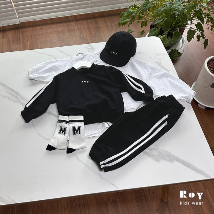 Roy - Korean Children Fashion - #kidsshorts - White Black Socks - 4