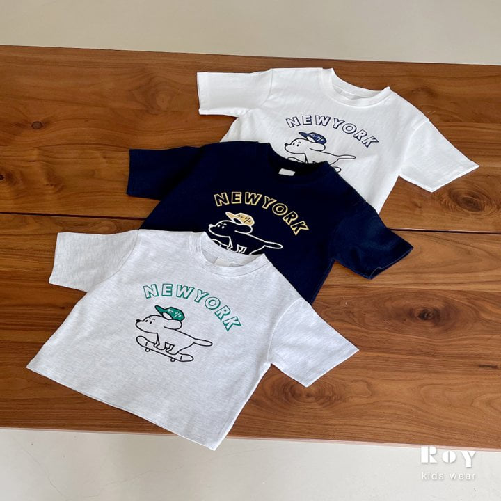 Roy - Korean Children Fashion - #littlefashionista - New York Puppy Tee - 5