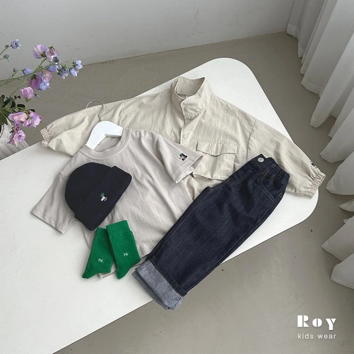 Roy - Korean Children Fashion - #magicofchildhood - Non Fade Roll-up Jeans - 6