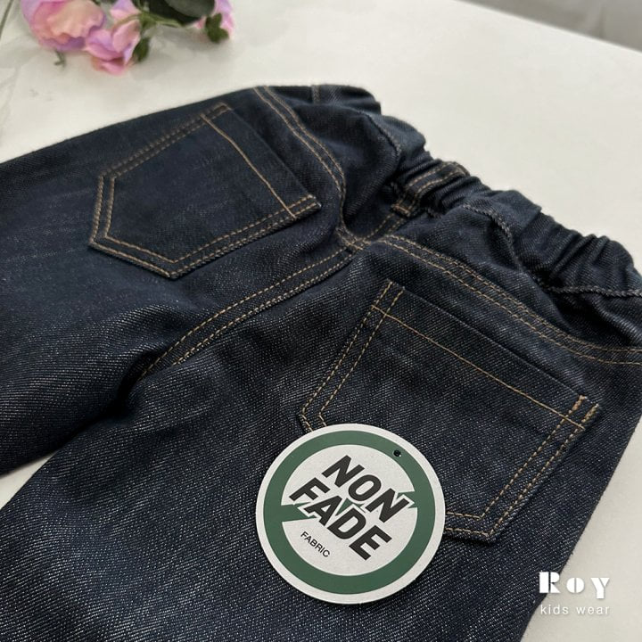 Roy - Korean Children Fashion - #stylishchildhood - Non Fade Roll-up Jeans - 11