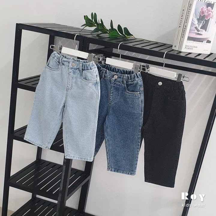 Roy - Korean Children Fashion - #stylishchildhood - Wide Normal Jeans - 10