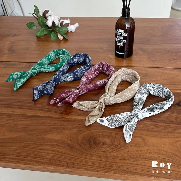 Roy - Korean Children Fashion - #todddlerfashion - Paisley Scarf