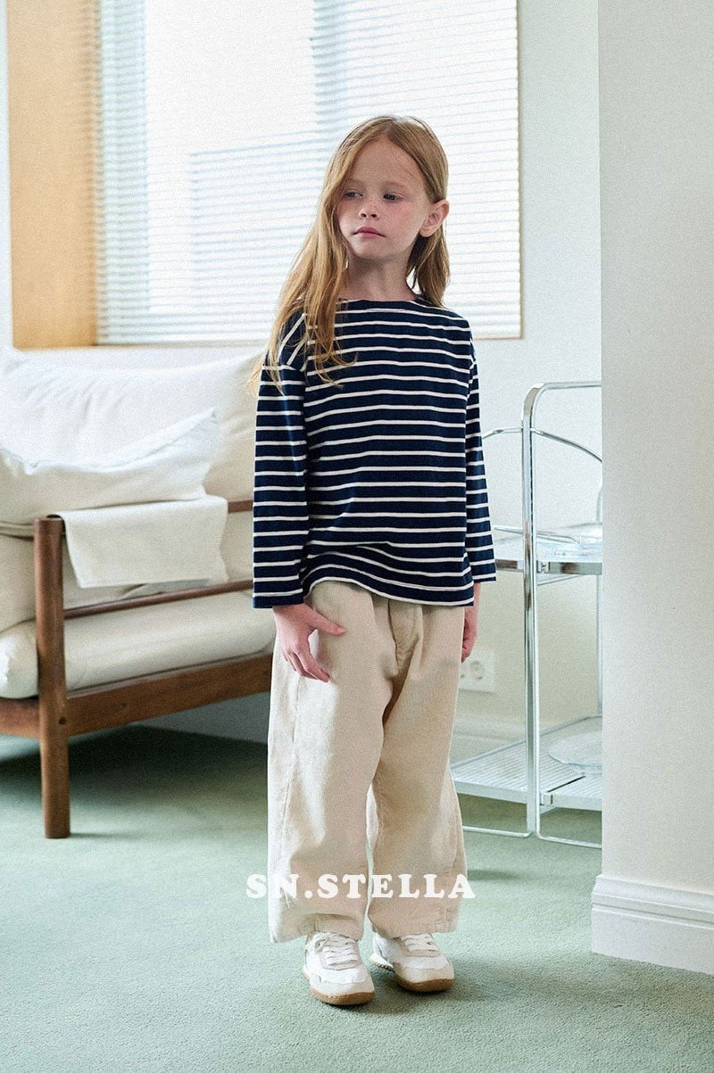 SN - Korean Children Fashion - #Kfashion4kids - Paul Stripe Tee - 9