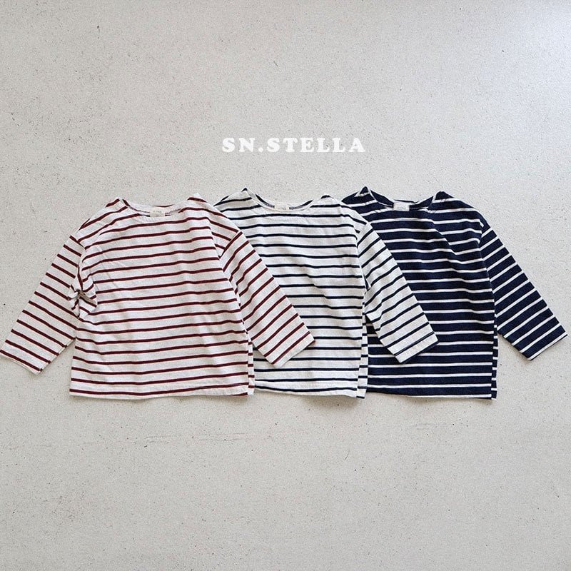 SN - Korean Children Fashion - #childofig - Paul Stripe Tee