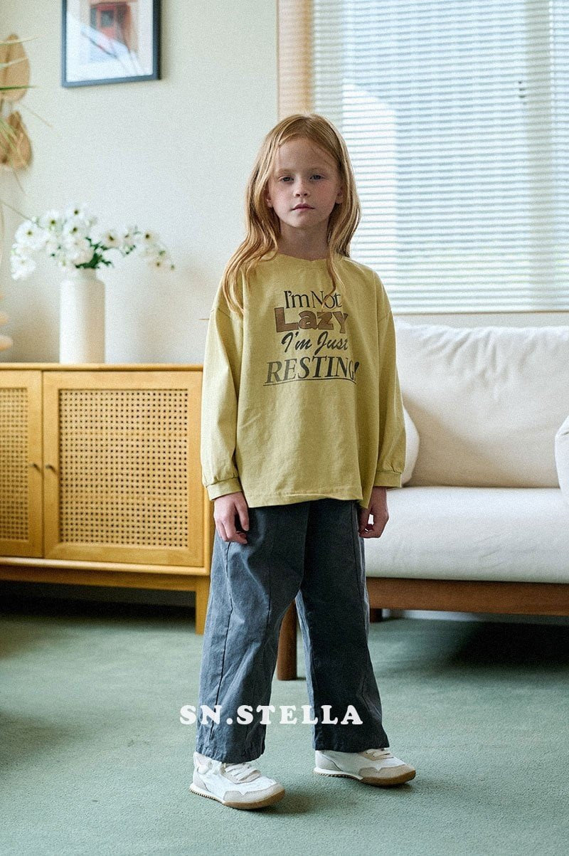 SN - Korean Children Fashion - #minifashionista - Lazy Tee - 3