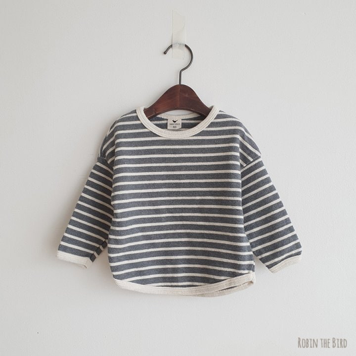 Saerobin - Korean Baby Fashion - #onlinebabyshop - Stripe Thick Tee - 3