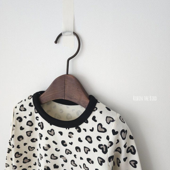 Saerobin - Korean Children Fashion - #magicofchildhood - Heart Leopard Easywear - 3