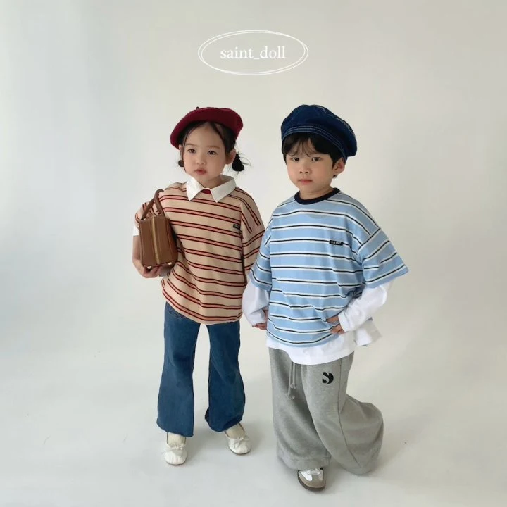 Saint Doll - Korean Children Fashion - #Kfashion4kids - Mue Layered Short Sleeve Tee - 12