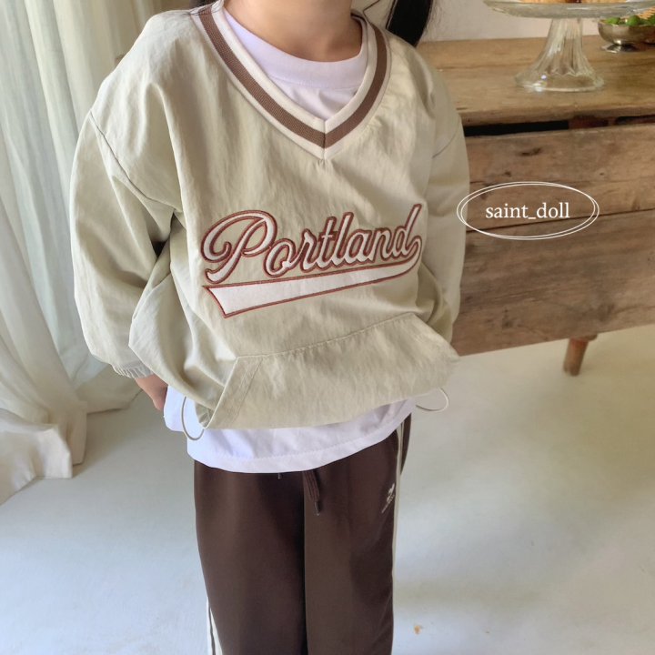 Saint Doll - Korean Children Fashion - #Kfashion4kids - Portland Embroidery Sweatshirts - 11