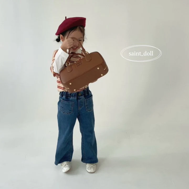 Saint Doll - Korean Children Fashion - #childofig - Pocket Bootscut Pants - 5