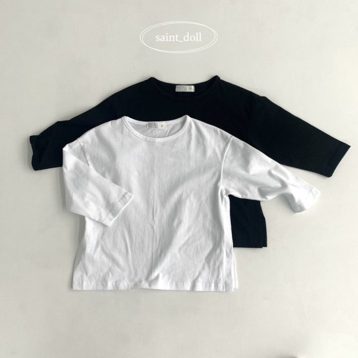 Saint Doll - Korean Children Fashion - #childofig - Box Slit Tee with Mom