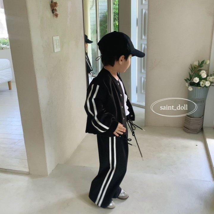 Saint Doll - Korean Children Fashion - #childofig - Track Wide Pants - 12