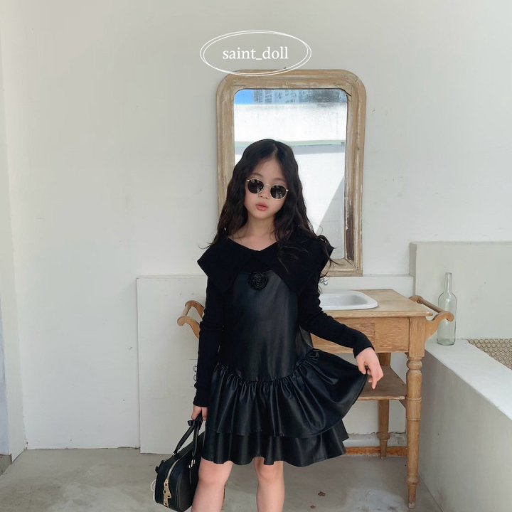 Saint Doll - Korean Children Fashion - #childofig - Big Collar Tee - 10