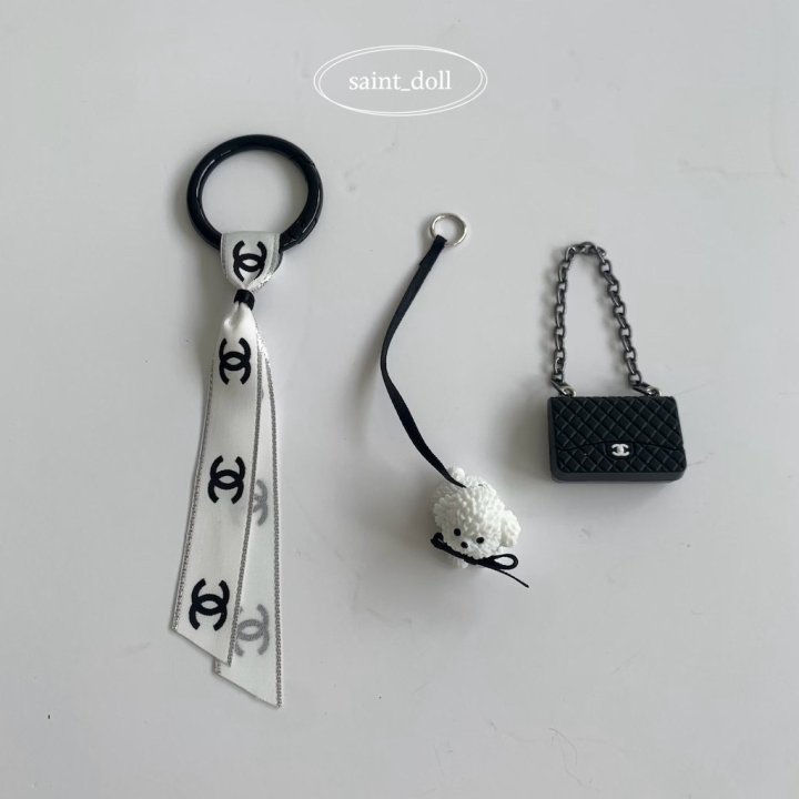 Saint Doll - Korean Children Fashion - #childofig - Black Barbie Keyring - 3