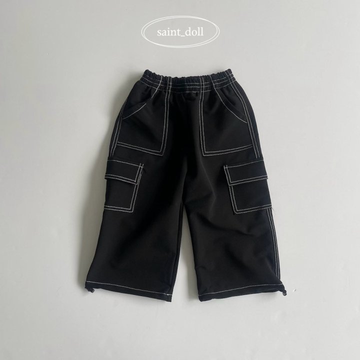 Saint Doll - Korean Children Fashion - #childrensboutique - Stitch Cargo Pants