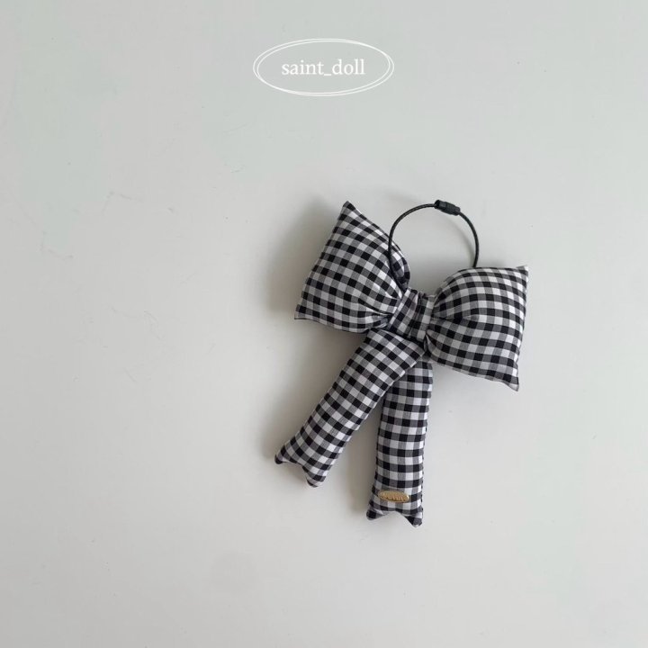 Saint Doll - Korean Children Fashion - #childrensboutique - Check Ribbon Keyring - 2