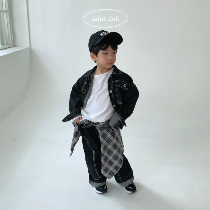 Saint Doll - Korean Children Fashion - #childrensboutique - Ribet Denim Pants - 8