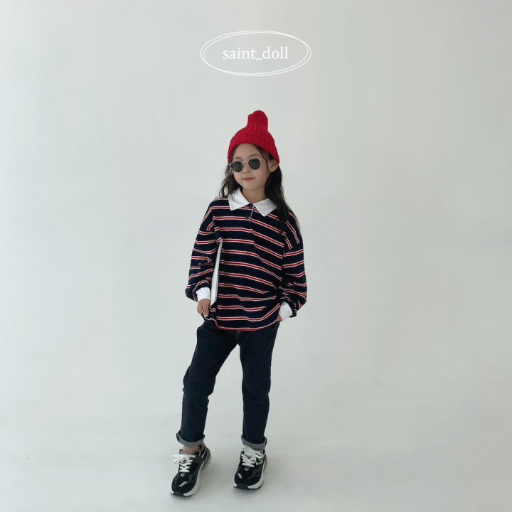 Saint Doll - Korean Children Fashion - #designkidswear - Colored Collar Sweatshirts - 12