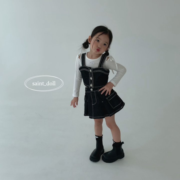 Saint Doll - Korean Children Fashion - #designkidswear - Cargo Stitch Skirt - 8