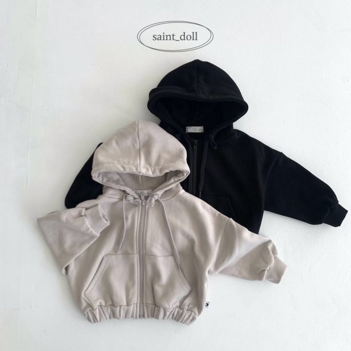 Saint Doll - Korean Children Fashion - #designkidswear - Autumn Hood Zip-up with Mom