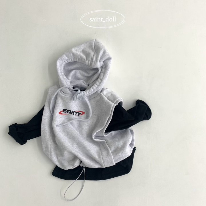 Saint Doll - Korean Children Fashion - #discoveringself - Hood String Vest - 2