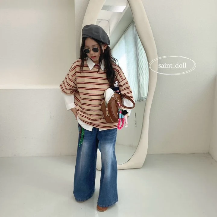 Saint Doll - Korean Children Fashion - #discoveringself - Mue Layered Short Sleeve Tee - 7