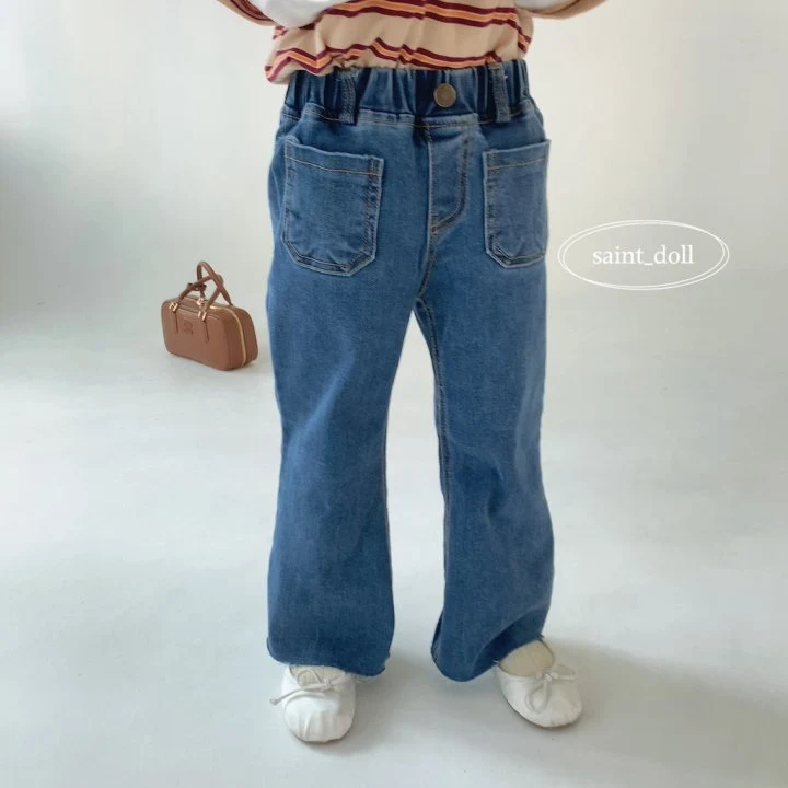 Saint Doll - Korean Children Fashion - #discoveringself - Pocket Bootscut Pants - 8