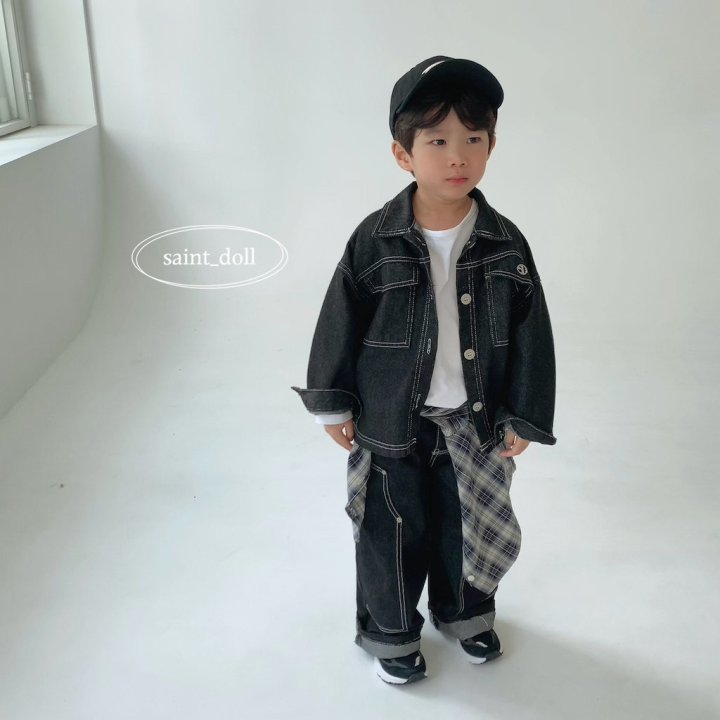 Saint Doll - Korean Children Fashion - #discoveringself - Ribet Denim Pants - 10