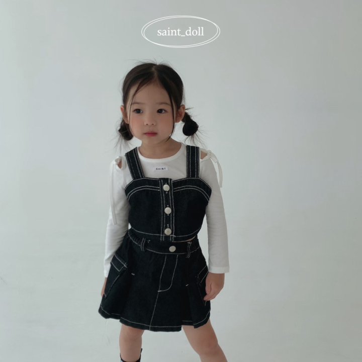 Saint Doll - Korean Children Fashion - #discoveringself - Cargo Stitch Skirt - 9