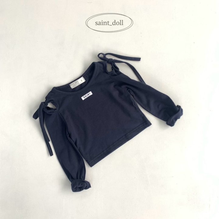 Saint Doll - Korean Children Fashion - #discoveringself - Shoulder Slit Tee - 5