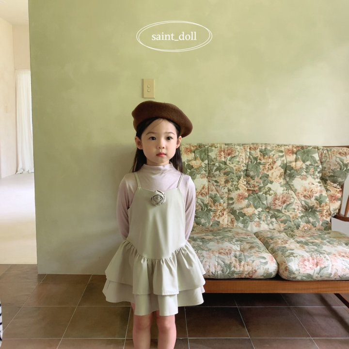 Saint Doll - Korean Children Fashion - #discoveringself - Leather Cancan One-piece - 9