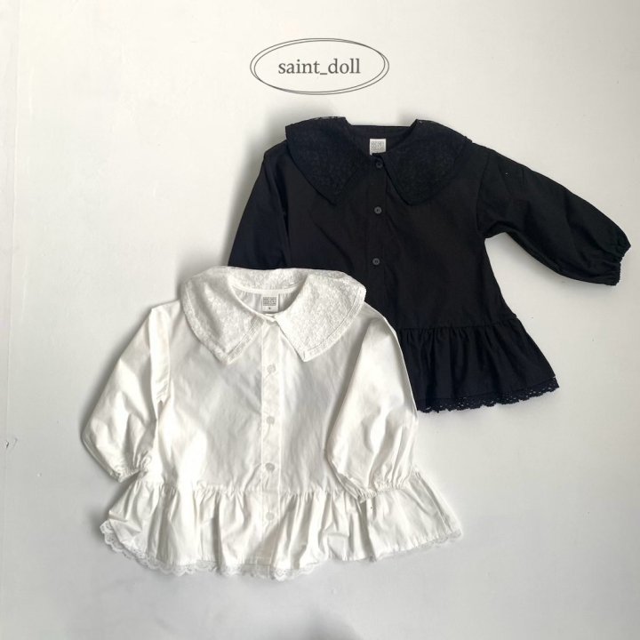 Saint Doll - Korean Children Fashion - #discoveringself - Round Collar One-piece