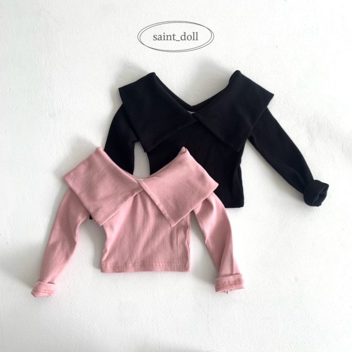 Saint Doll - Korean Children Fashion - #fashionkids - Big Collar Tee