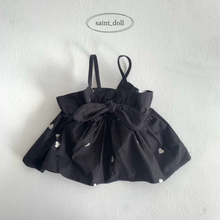 Saint Doll - Korean Children Fashion - #discoveringself - Heart Ribbon Bustier - 4