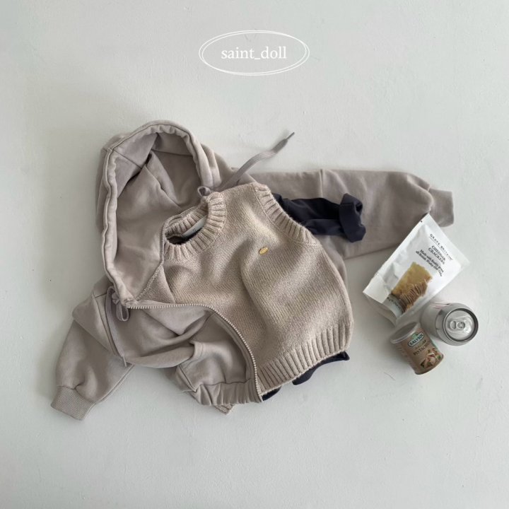 Saint Doll - Korean Children Fashion - #fashionkids - Autumn Hood Zip-up with Mom - 4