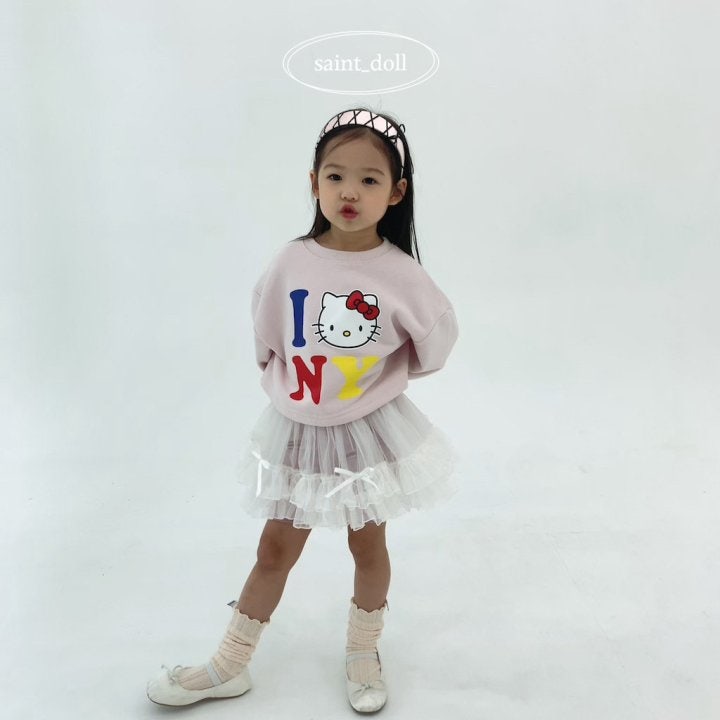 Saint Doll - Korean Children Fashion - #kidsshorts - Cat Sweatshirts - 9