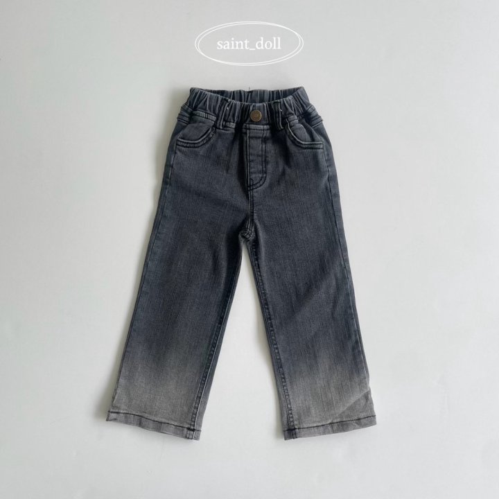 Saint Doll - Korean Children Fashion - #kidsstore - Gradation Denim Pants - 4