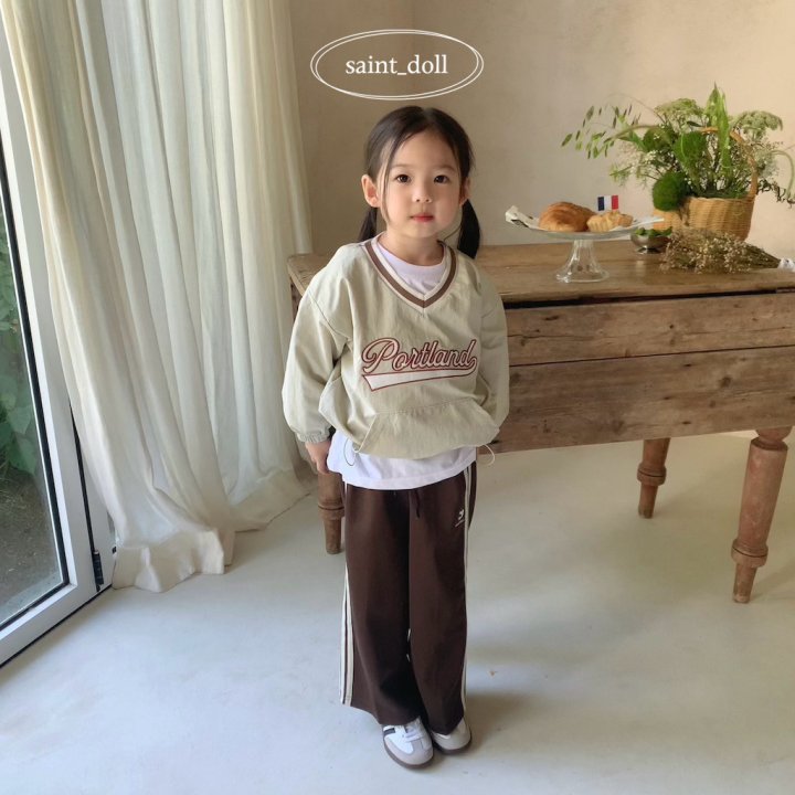 Saint Doll - Korean Children Fashion - #kidzfashiontrend - Portland Embroidery Sweatshirts - 10