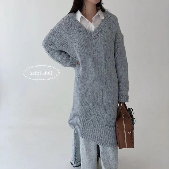 Saint Doll - Korean Children Fashion - #kidzfashiontrend - Mohair Long Knit Pullover with Mom - 12