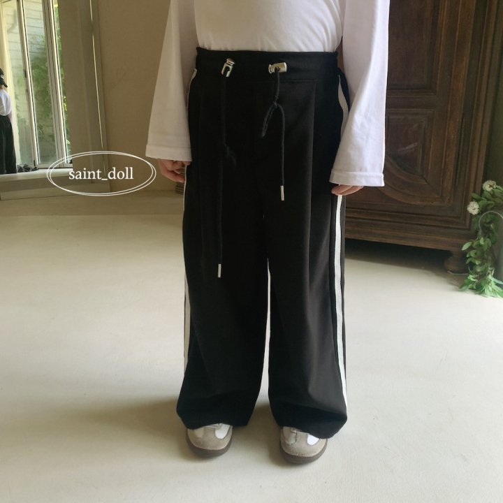 Saint Doll - Korean Children Fashion - #littlefashionista - Track Wide Pants - 8