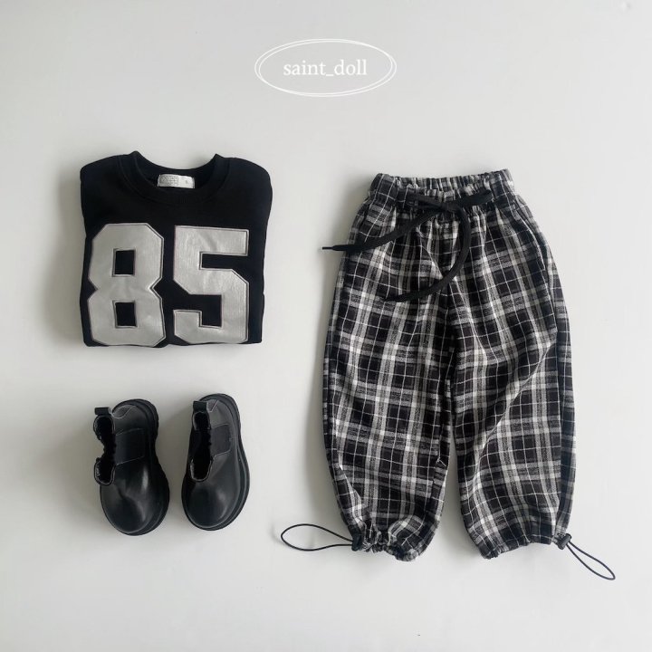 Saint Doll - Korean Children Fashion - #Kfashion4kids - Check String Pants with Mom - 4