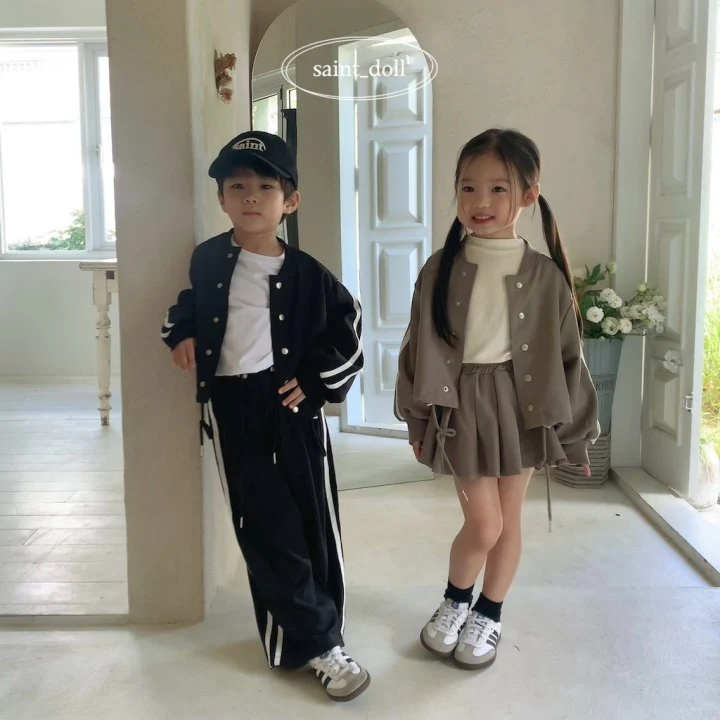 Saint Doll - Korean Children Fashion - #magicofchildhood - Track Baseball Jumper - 11