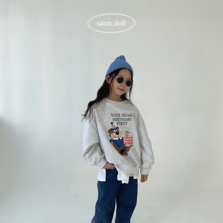 Saint Doll - Korean Children Fashion - #magicofchildhood - Happy Bear Sweatshirts - 6