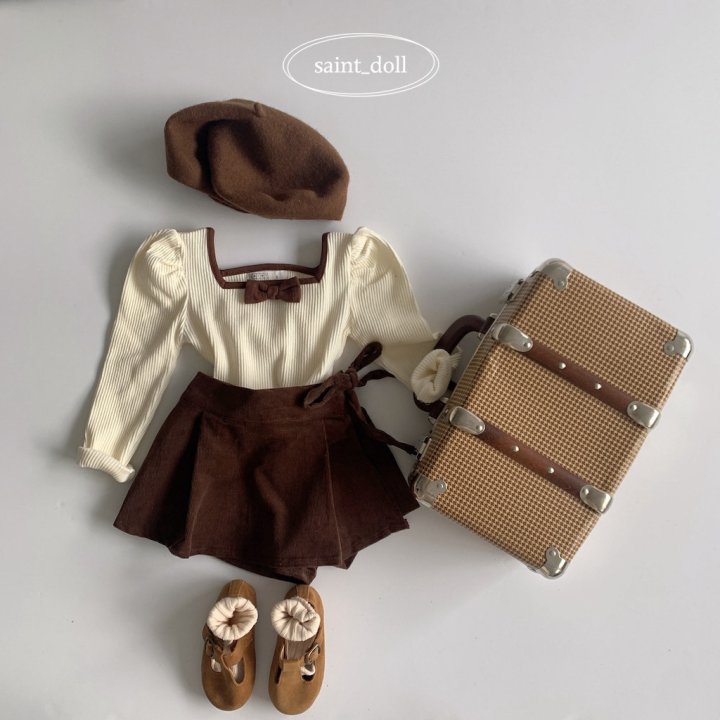 Saint Doll - Korean Children Fashion - #magicofchildhood - Ribbon Puff Tee - 3