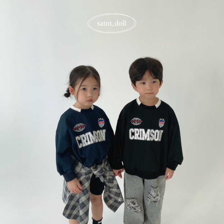 Saint Doll - Korean Children Fashion - #magicofchildhood - Crimson Sweatshirts - 11