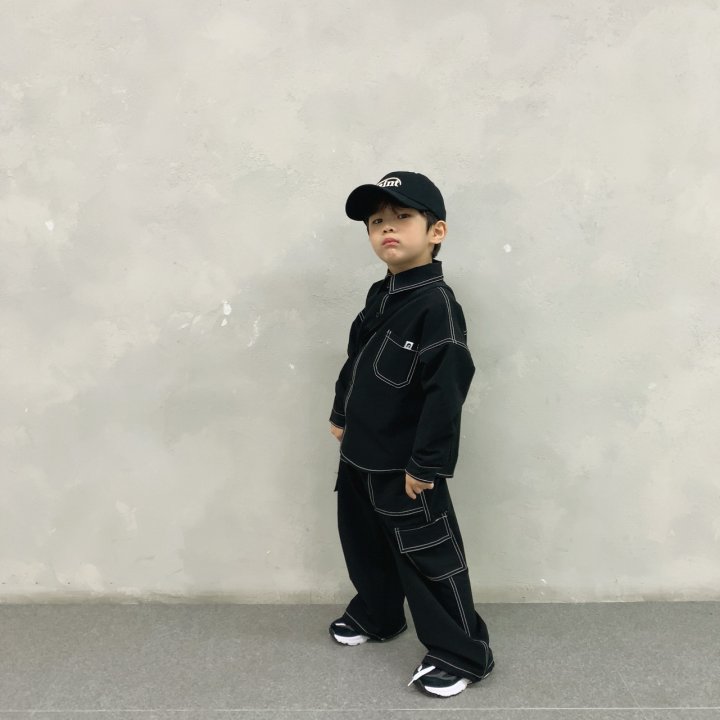 Saint Doll - Korean Children Fashion - #minifashionista - Stitch Cargo Pants - 11